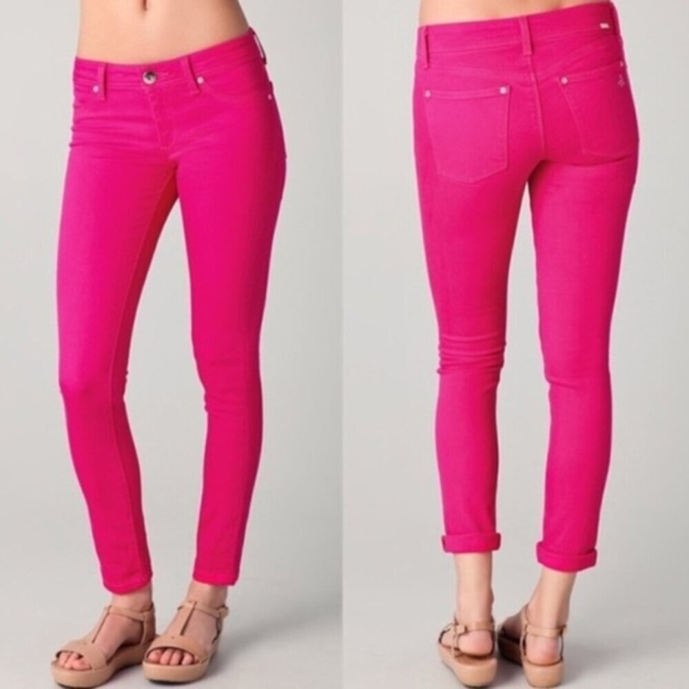 DL1961 – Angel Mid Rise Skinny Ankle Jeans Flamingo – Size 32​​